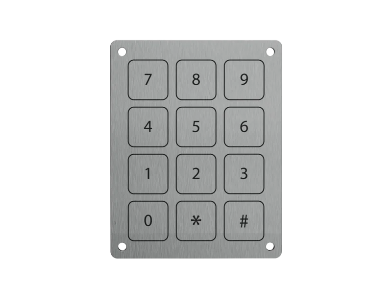 3x4 keypad front