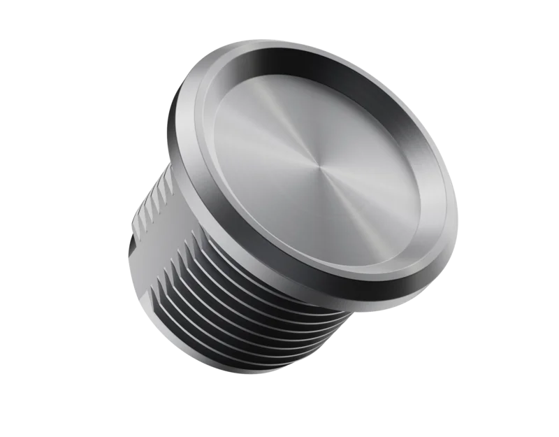 PTR recessed piezo switch, angled view